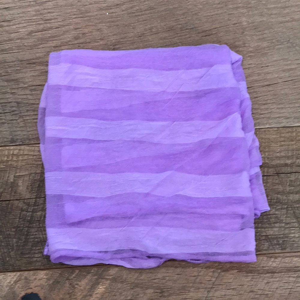 Purple scarf